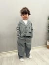 Gri Üçlü Unısex Takım