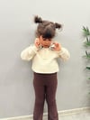 Kahve Dokuma Yaka Müslin Takım