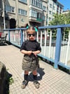 Leopar Beli Ayarlanabilir Şort Etek