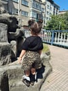 Leopar Beli Ayarlanabilir Şort Etek