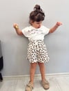 Love Baskılı Leopar Takım