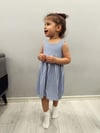 Mavi Çizgili Elbise