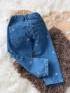 Mavi Fiyonk Detaylı Mom Jean 