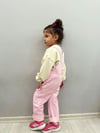 Pembe Denim Salopet