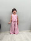 Pembe Nakış İşlemeli Takım