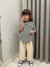 Siyah Beyaz Damalı Tshirt