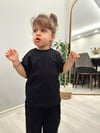 Siyah Oversize Basic Tshirt