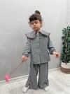 Siyah Pötikare Alt Üst Takım
