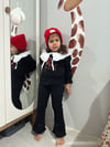 Siyah Yaka Detaylı Minnie Takım