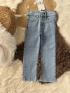 Taşlı Beli Ayarlanabilir Denim