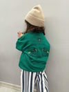 Yeşil Nakışlı Sweat