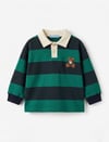 Yeşil Polo Yaka Teddy Sweat