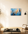 Multi Layered Abstract | Yağlı Boya Dokulu Soyut Tablo - Soyut Tablo Duvar Tablosu | TablomGelsin