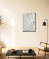Soft Çizgisel | Yağlı Boya Dokulu Soyut Tablo - Soyut Tablo Duvar Tablosu | TablomGelsin