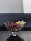 Aqua Meyvelik Kristal Top Ayaklı  Dik Kesme Şeffaf