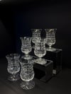 Ayaklı Çay Bardağı Kare Şeffaf