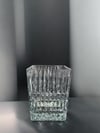 Kare Vazo 14 Cm Çit Şeffaf