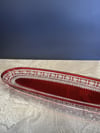 Kayık Tabak 50 Cm Orion Kırmızı
