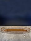 KAYIK TABAK 50CM ORİON DEKOR AMBER AYAKSIZ