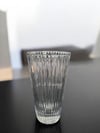 Konik Vazo 25 Cm Dik Kesme  Şeffaf