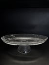 Kristal Kayık Tabak 40 Cm Tarama Şeffaf