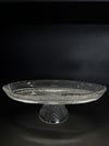 Kristal Kayık Tabak 40 Cm Tarama Şeffaf
