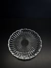 Pasta Tabağı 16 Cm Dik Kesme Dilimli Şeffaf 