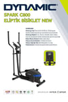 Spark C800 Manyetik Eliptik Bisiklet Sessiz Çalışır Elden Nabız Ölçer