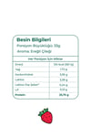 Whey Protein Tozu– Ereğli Çileği 748g- Liyofilize Çilek Tozu Içerir- Aspartam Yok