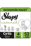SLEEPY NATUREL  2 Lİ 4 NO MAXİ 52lı
