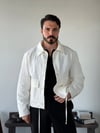 5838 Sandro Desenli Beyaz Ceket