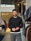 Alexis Siyah Basic Triko