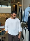 Alfa Fakirkol Beyaz Viscon Keten Tişört