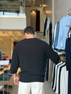 Alfa Fakirkol Siyah Viscon Keten Tişört