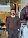 Alois Kahverengi Triko Hırka