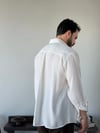 Arven Oversize Beyaz Modal Gömlek