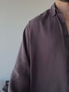 Arven Oversize Kahve Modal Gömlek