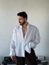 Berlinen Oversize Beyaz Gömlek