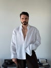 Berlinen Oversize Beyaz Gömlek