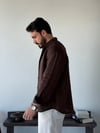 Berlinen Oversize Kahve Gömlek