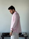Berlinen Oversize Pudra/Rose Gömlek