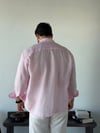 Berlinen Oversize Pudra/Rose Gömlek