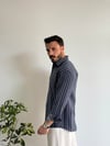Beverly Çizgili Lacivert Gömlek