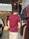 Bob Bordo Basic Muscle Fit Tişört
