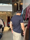 Bob Lacivert Basic Muscle Fit Tişört