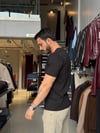 Bob Siyah Basic Muscle Fit Tişört