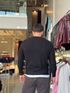 Bruno Siyah Fitilli Triko Hırka