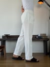 Candy Beyaz Keten Pantolon 5819/2