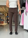 Cornel Kahverengi Slim Fit Pantolon