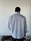 Daily Oversize Beyaz Çizgili Gömlek